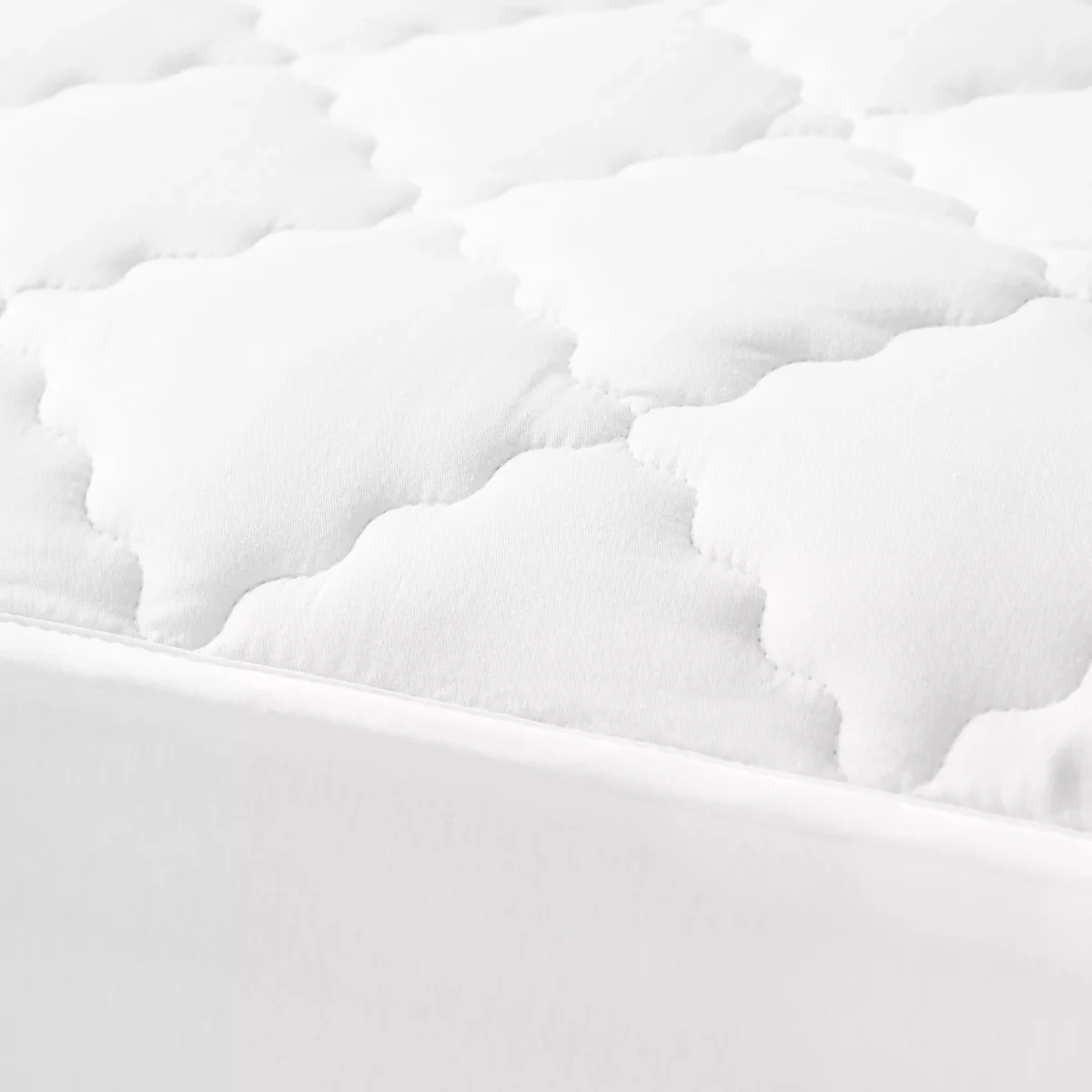 John Lewis & Partners Natural Collection Pure Cotton Quilted Mattress Enhancer – image 3