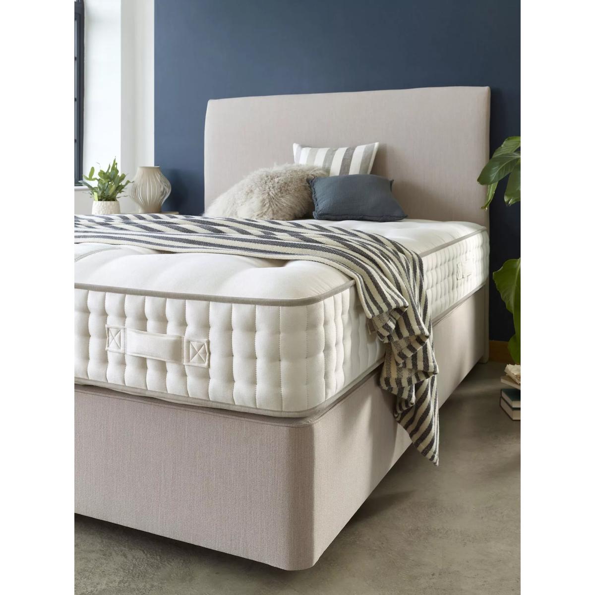 John Lewis OUTLET Luxury Natural Collection Mohair 14000, Super King Size, Regular Tension Pocket Spring Zip Link Mattress, Like New – image 2