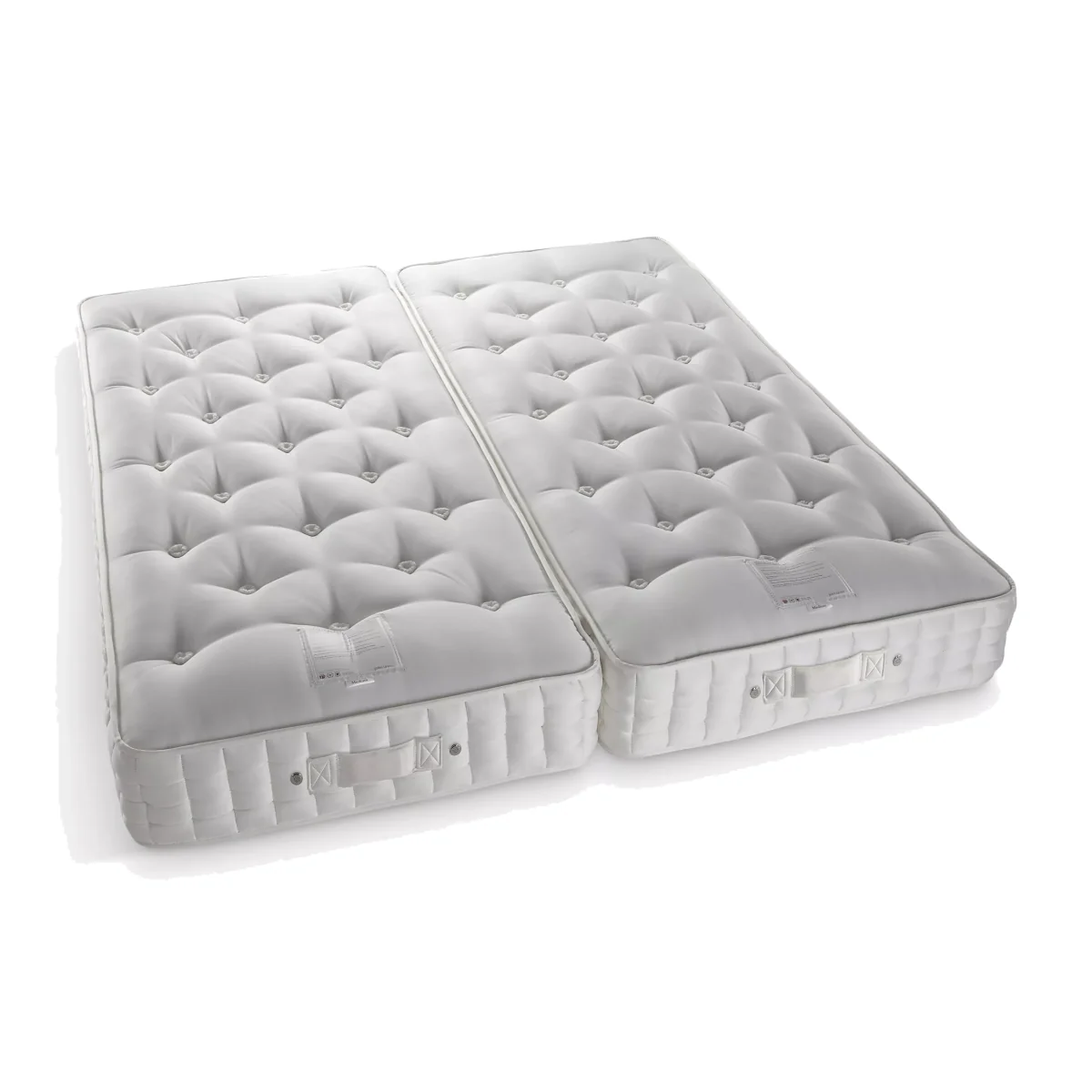 John Lewis & Partners Natural Collection Goat Angora 16400, Super King Size, Firm Tension Pocket Spring Zip Link Mattress – image 1