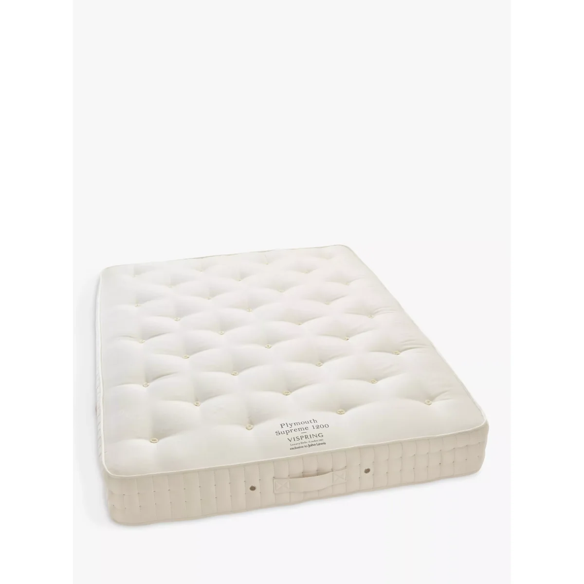 Vispring Plymouth Supreme 1200 Pocket Spring Mattress, Medium Tension, Double – image 2