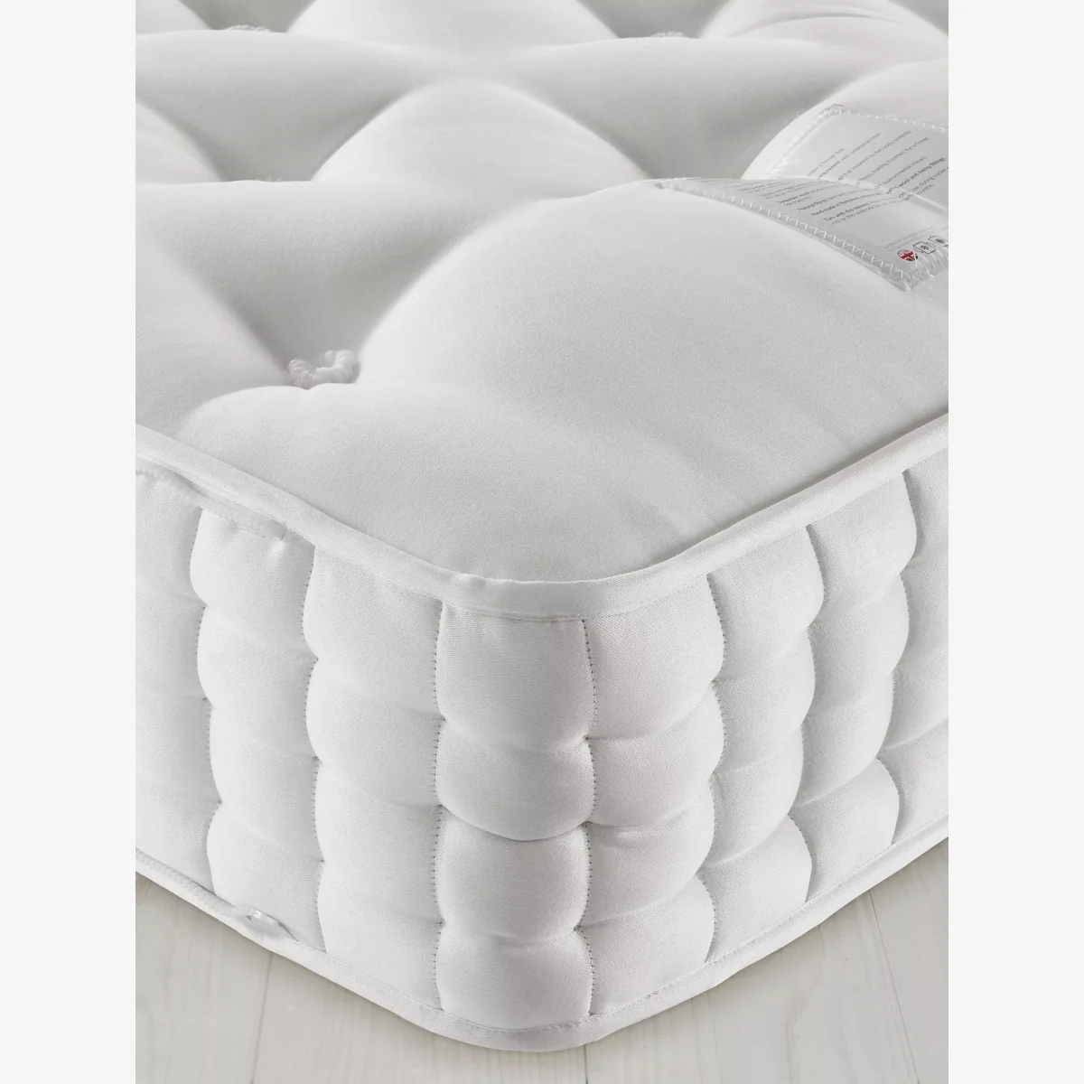 John Lewis & Partners Natural Collection Wensleydale Wool 13400, King Size, Firm Tension Pocket Spring Zip Link Mattress – image 1