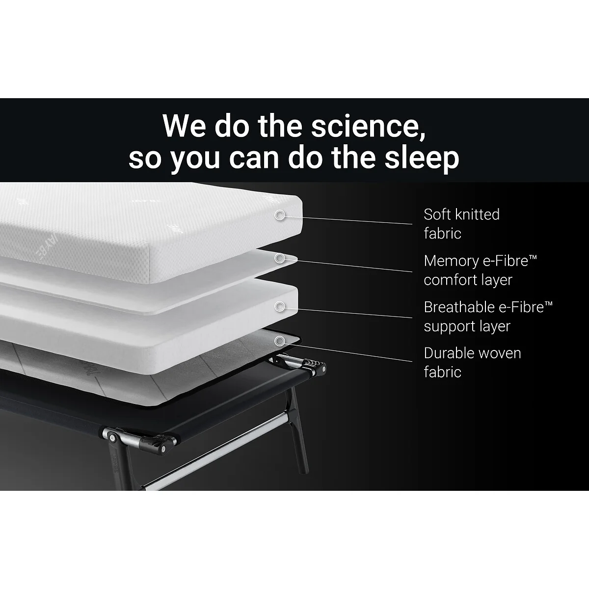 Jay-Be® Rollaway Folding Bed with Memory Mattress – image 10