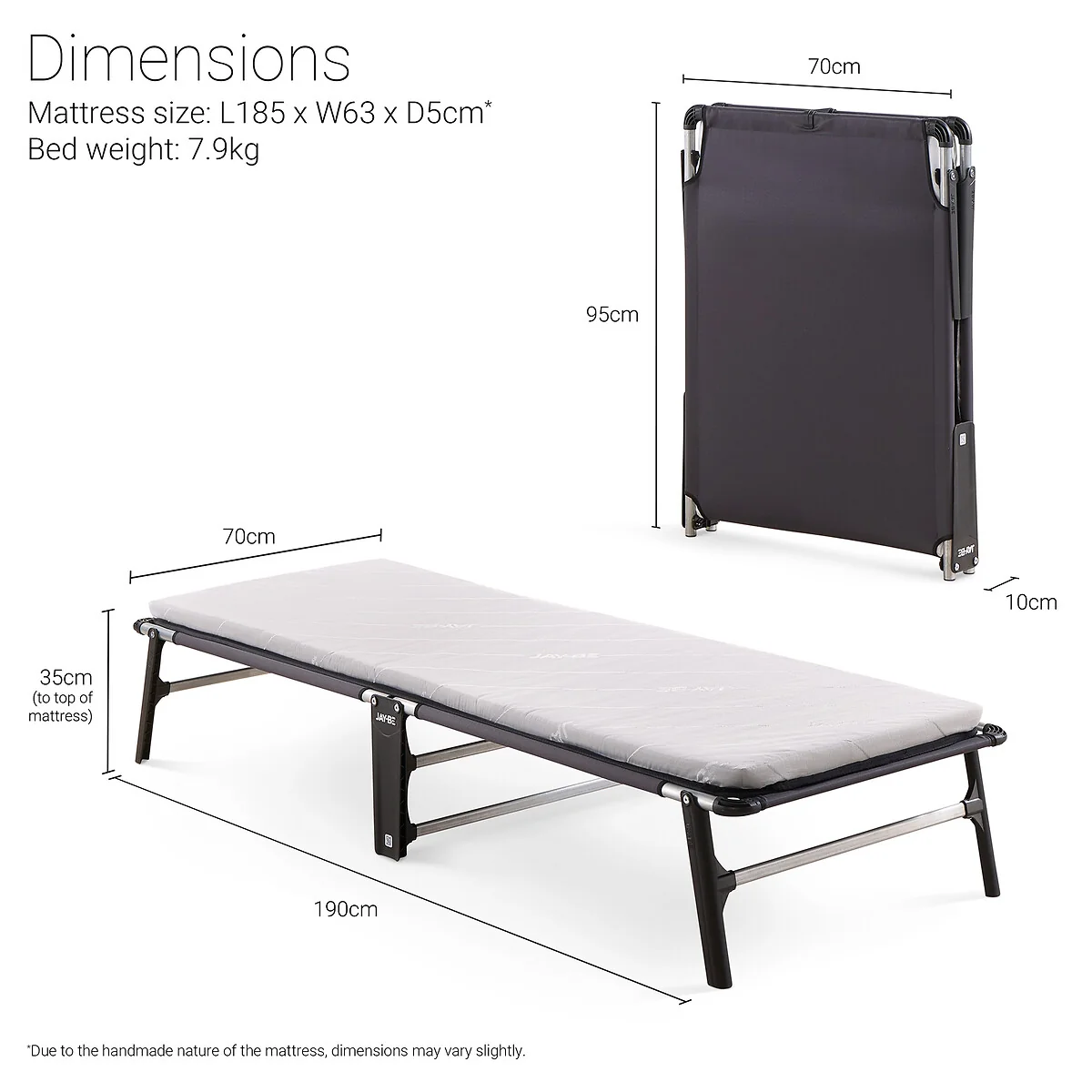 Jay-Be® Compact Folding Bed with e-Fibre Mattress – image 13