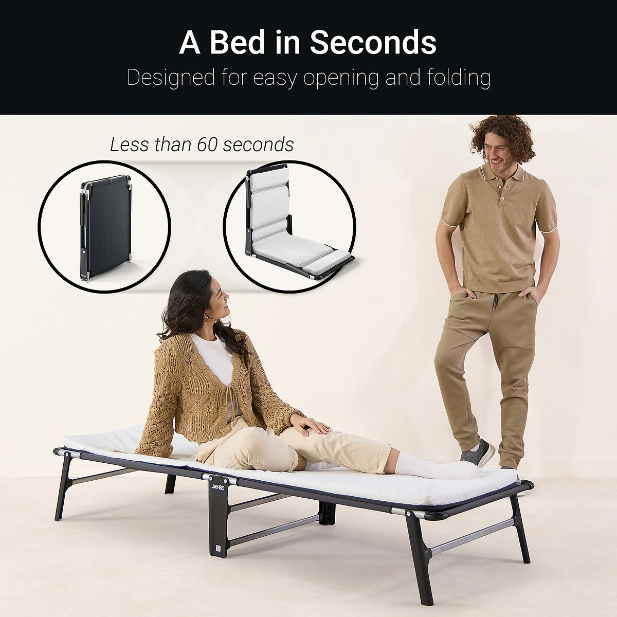 Jay-Be® Compact Folding Bed with e-Fibre Mattress – image 7