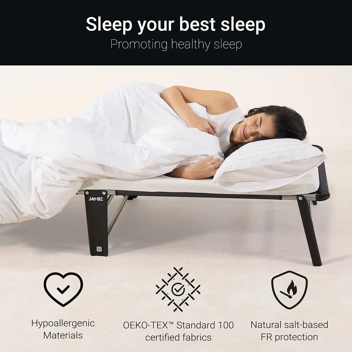 Jay-Be® Compact Folding Bed with e-Fibre Mattress – image 8