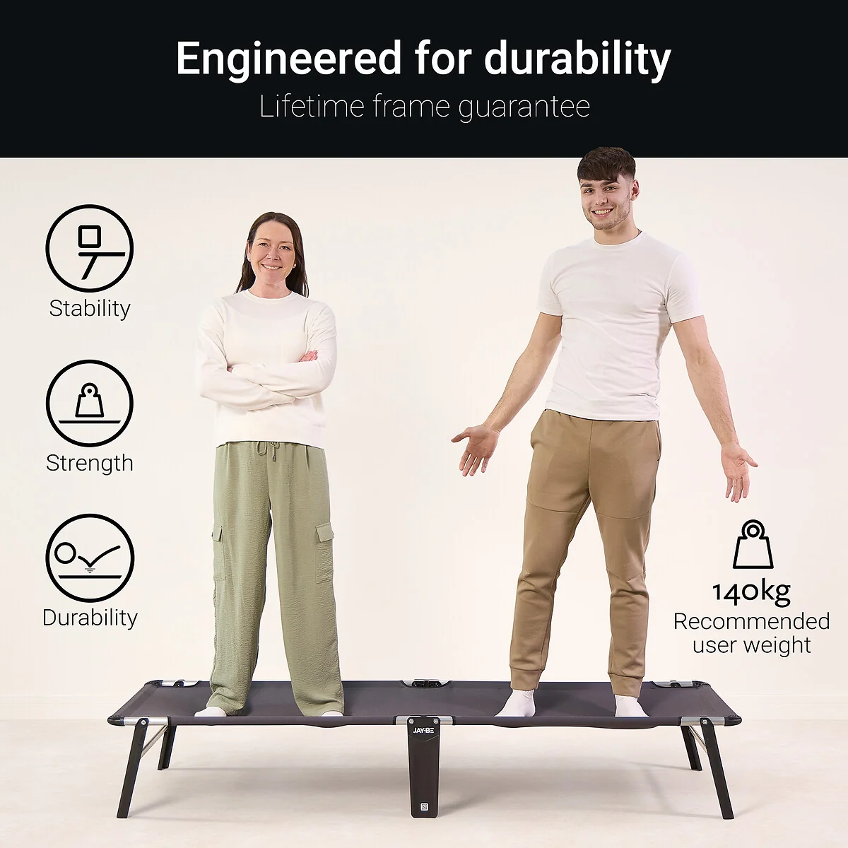 Jay-Be® Compact Folding Bed with e-Fibre Mattress – image 10