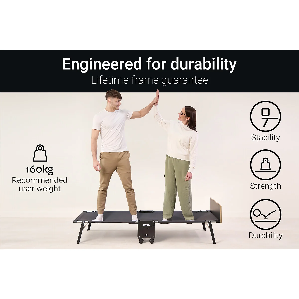 Jay-Be® Rollaway Folding Bed with e-Fibre Mattress – image 11