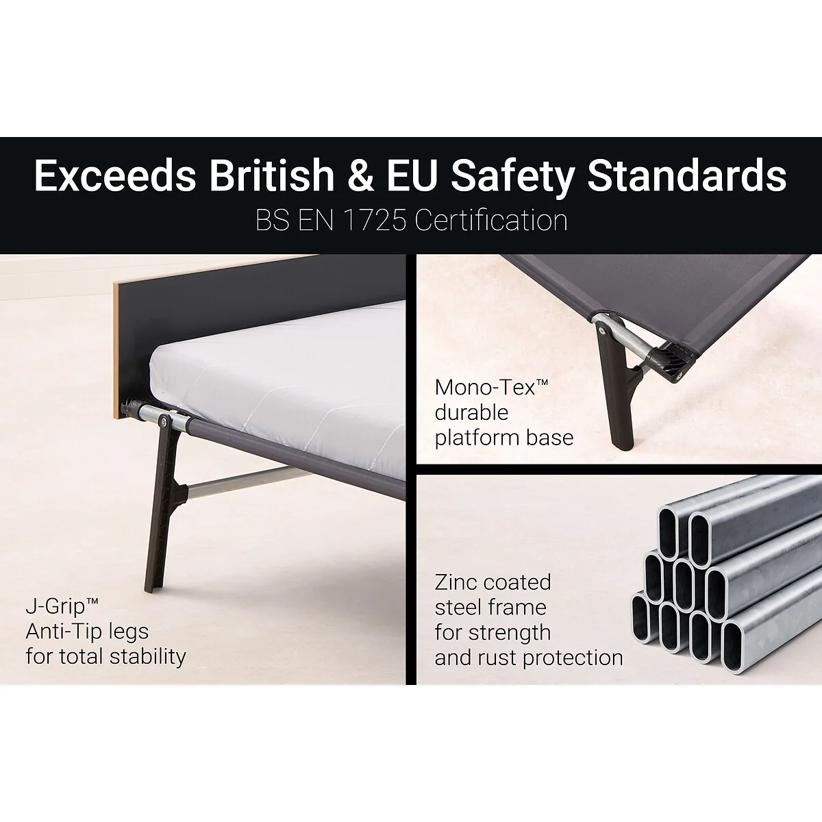 Jay-Be® Rollaway Folding Bed with e-Fibre Mattress – image 12