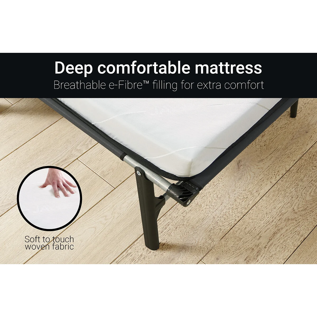 Jay-Be® Rollaway Folding Bed with e-Fibre Mattress – image 6