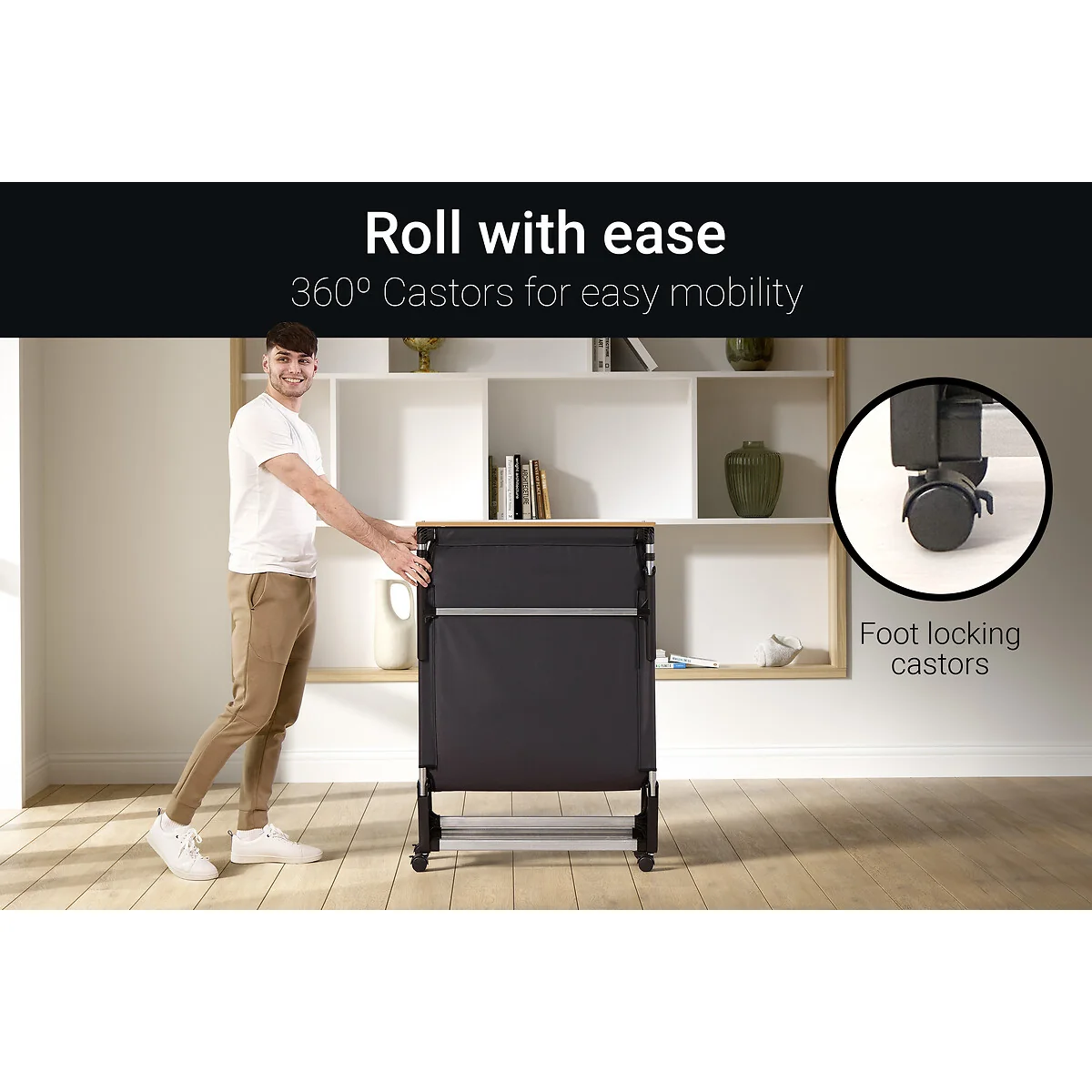 Jay-Be® Rollaway Folding Bed with e-Fibre Mattress – image 7