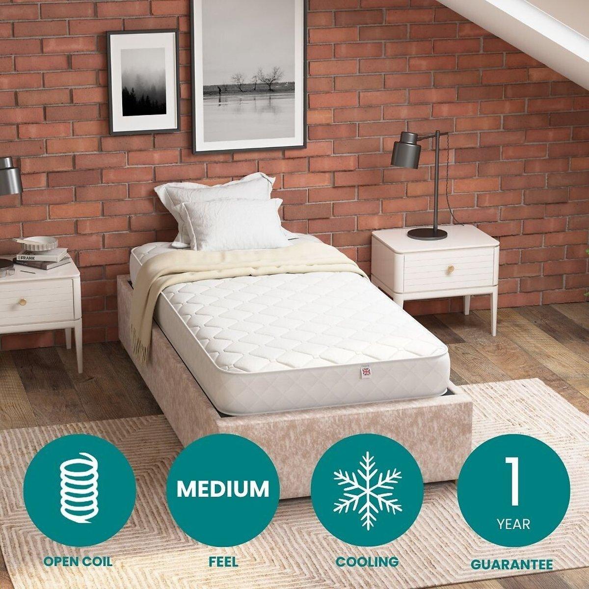 Aspire Essentials Comfort Memory Foam Hybrid Mattress – image 2