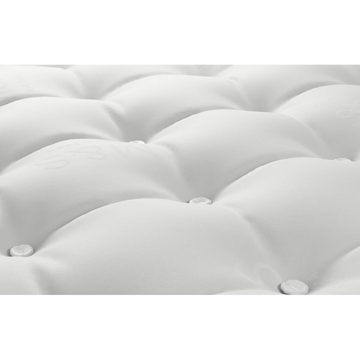 Natural Wool 1000 Pocket Spring Firm Mattress - 3FT - White, White – image 4