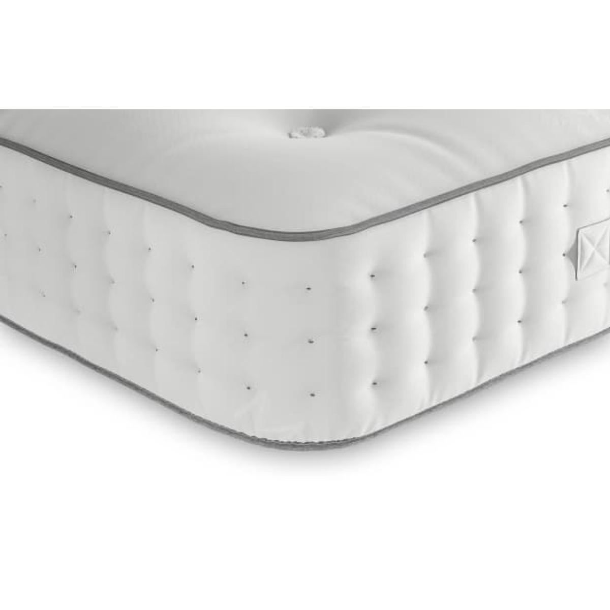 Natural Wool  1500 Pocket Spring Firm Mattress - 6FT - White, White – image 3