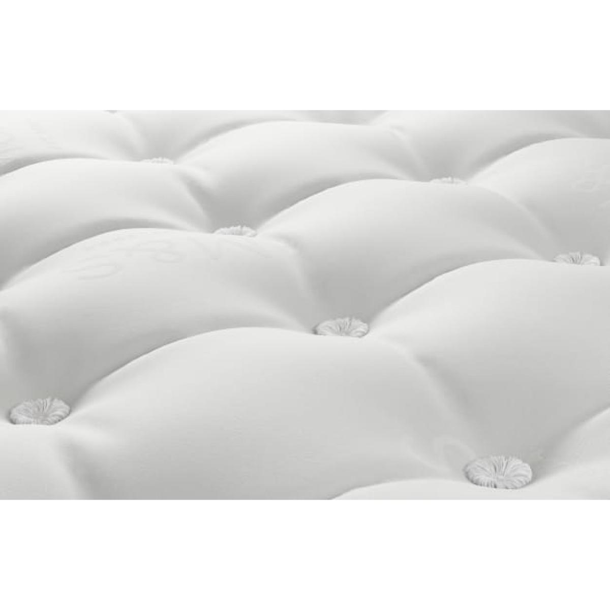 Natural Wool  1500 Pocket Spring Firm Mattress - 6FT - White, White – image 4
