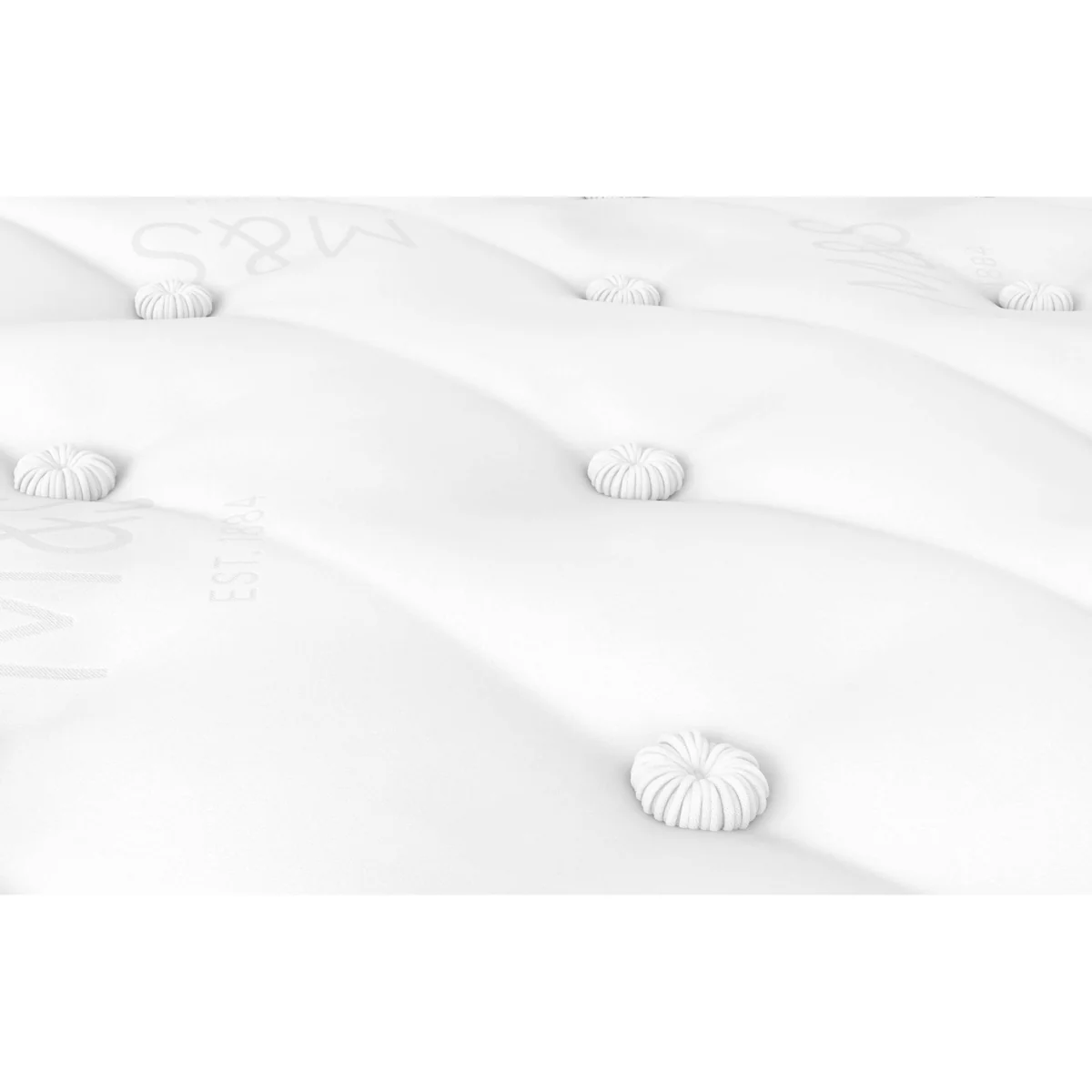 M&S 1000 British Wool Pocket Spring Medium Firm Mattress White – image 4
