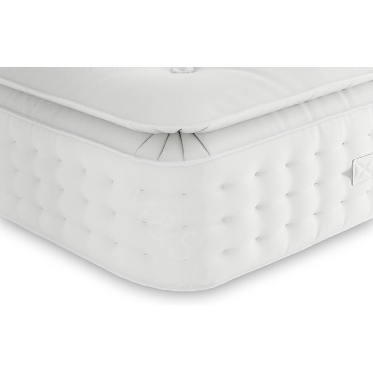Pillowtop 1700 Pocket Spring Medium Lambswool Mattress - 4FT - White, White – image 3