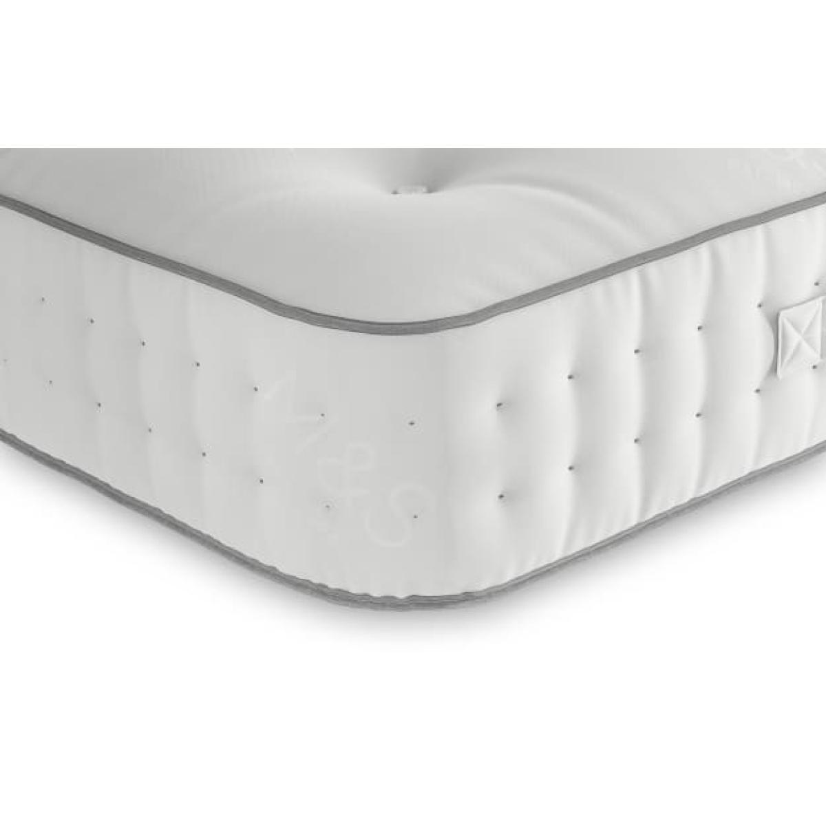 Natural Wool  1000 Pocket Spring Medium Mattress - 6FT - White, White – image 4