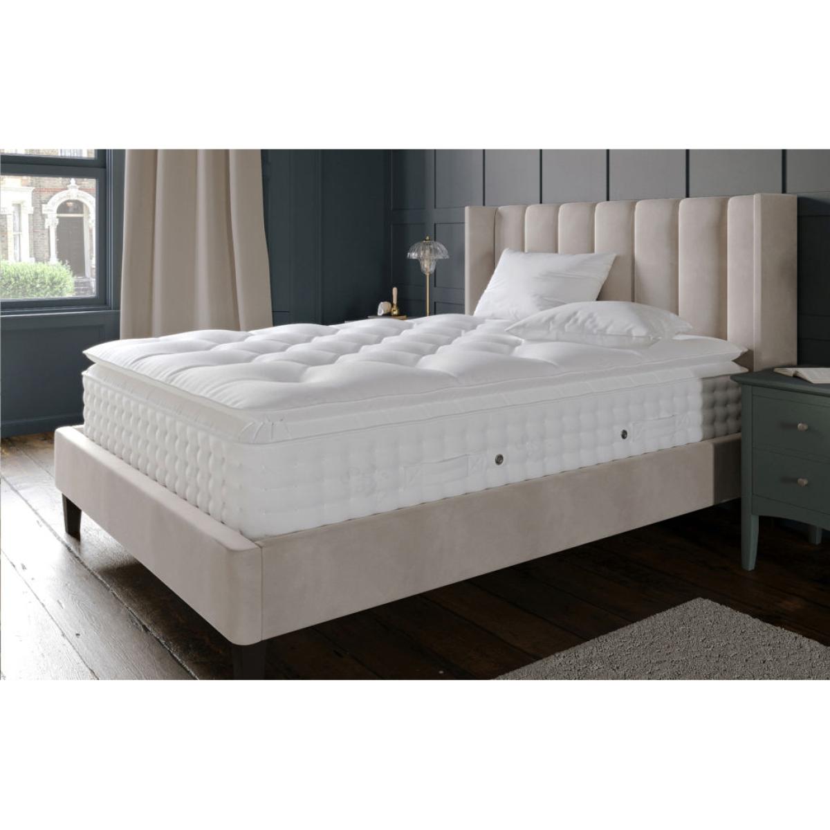 M&S 1700 Pocket Spring Medium Lambswool Mattress - 5FT - White, White – image 3