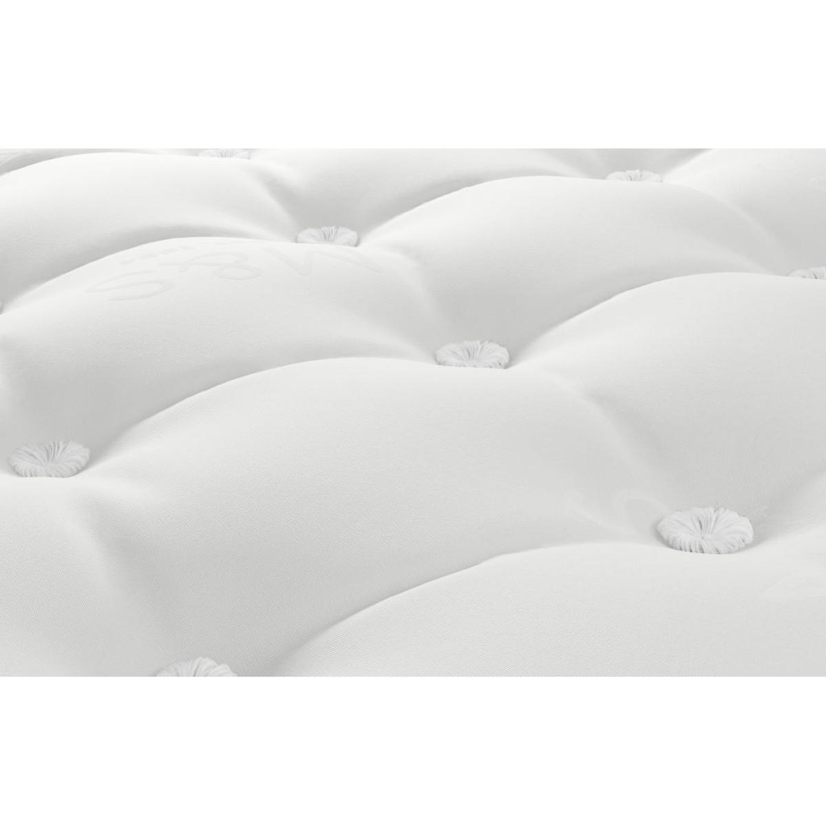 M&S 1700 Pocket Spring Medium Lambswool Mattress - 5FT - White, White – image 4