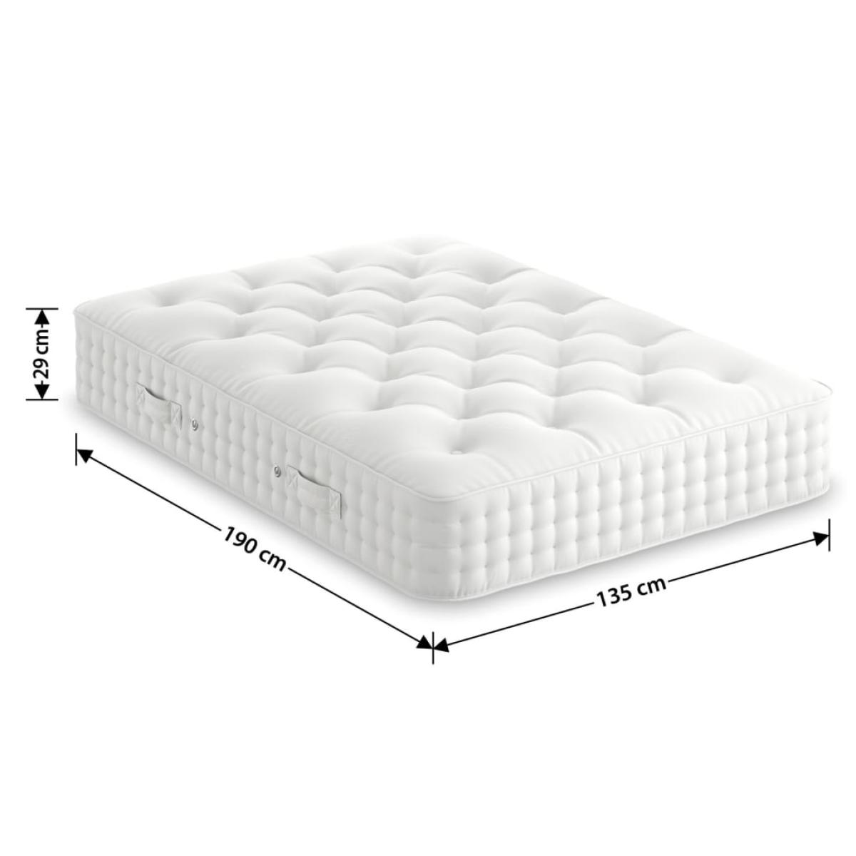 M&S Collection 1500 Pocket Spring Extra Firm Mattress - 6FT - White, White – image 6