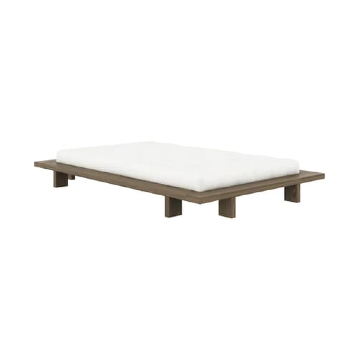 Traditional Futon mattress textile white / 120 x 200 x H 13 cm - Firm / Handmade - KARUP DESIGN – image 2