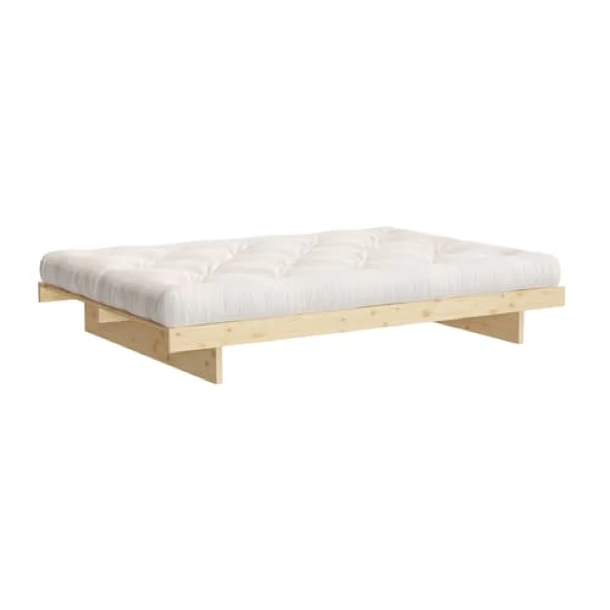 Comfort Futon mattress textile white / 140 x 200 x H 15 cm - Semi-firm / Hand-made - KARUP DESIGN – image 2