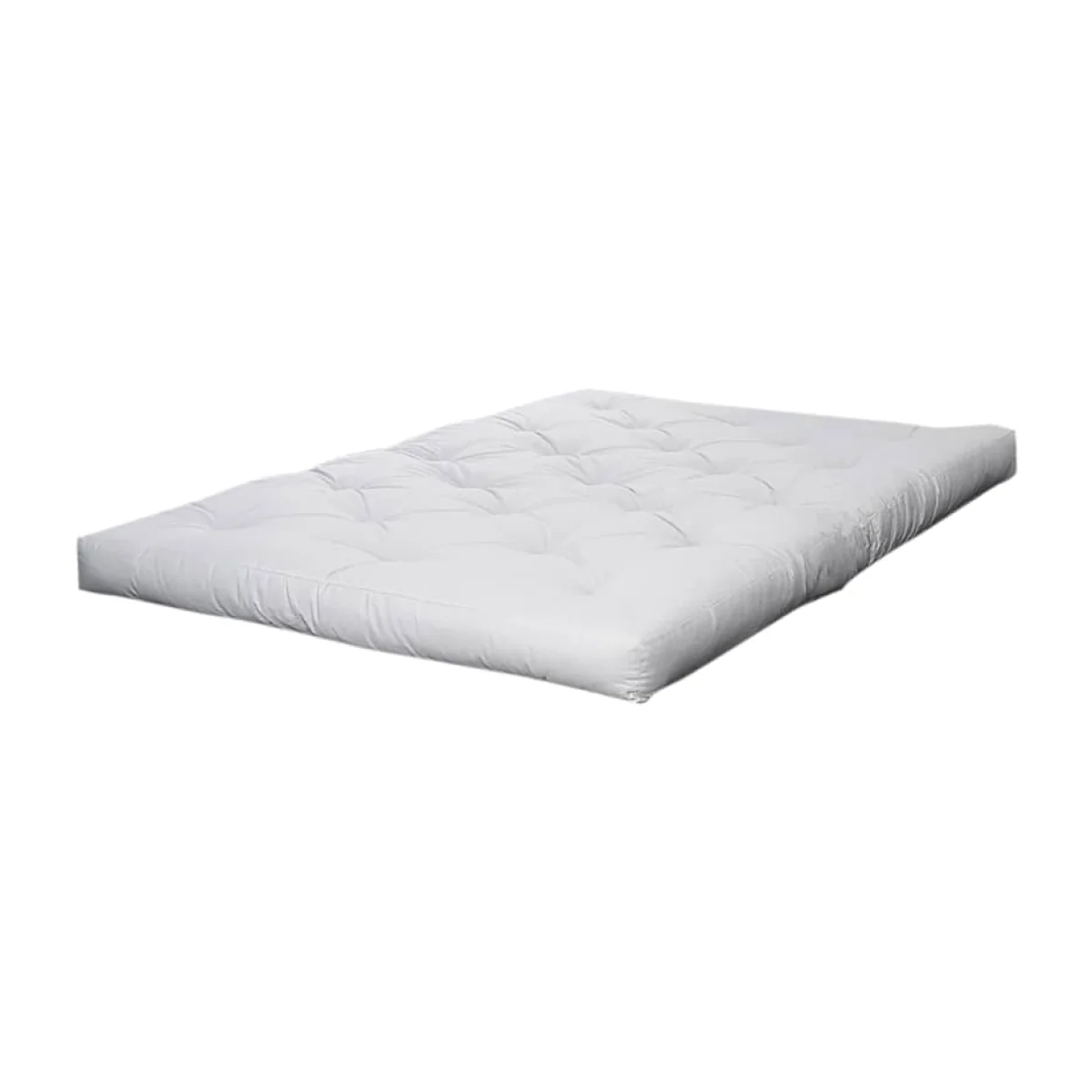 Comfort Futon mattress textile white / 120 x 200 x H 15 cm - Semi-firm / Hand-made - KARUP DESIGN – image 1