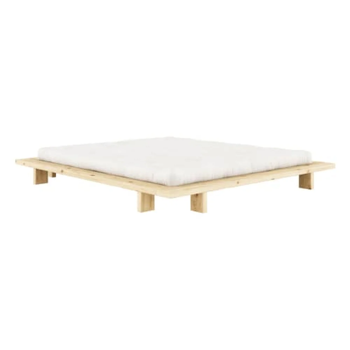 Comfort Futon mattress textile white / 180 x 200 x H 15 cm - Semi-firm / Hand-made - KARUP DESIGN – image 2