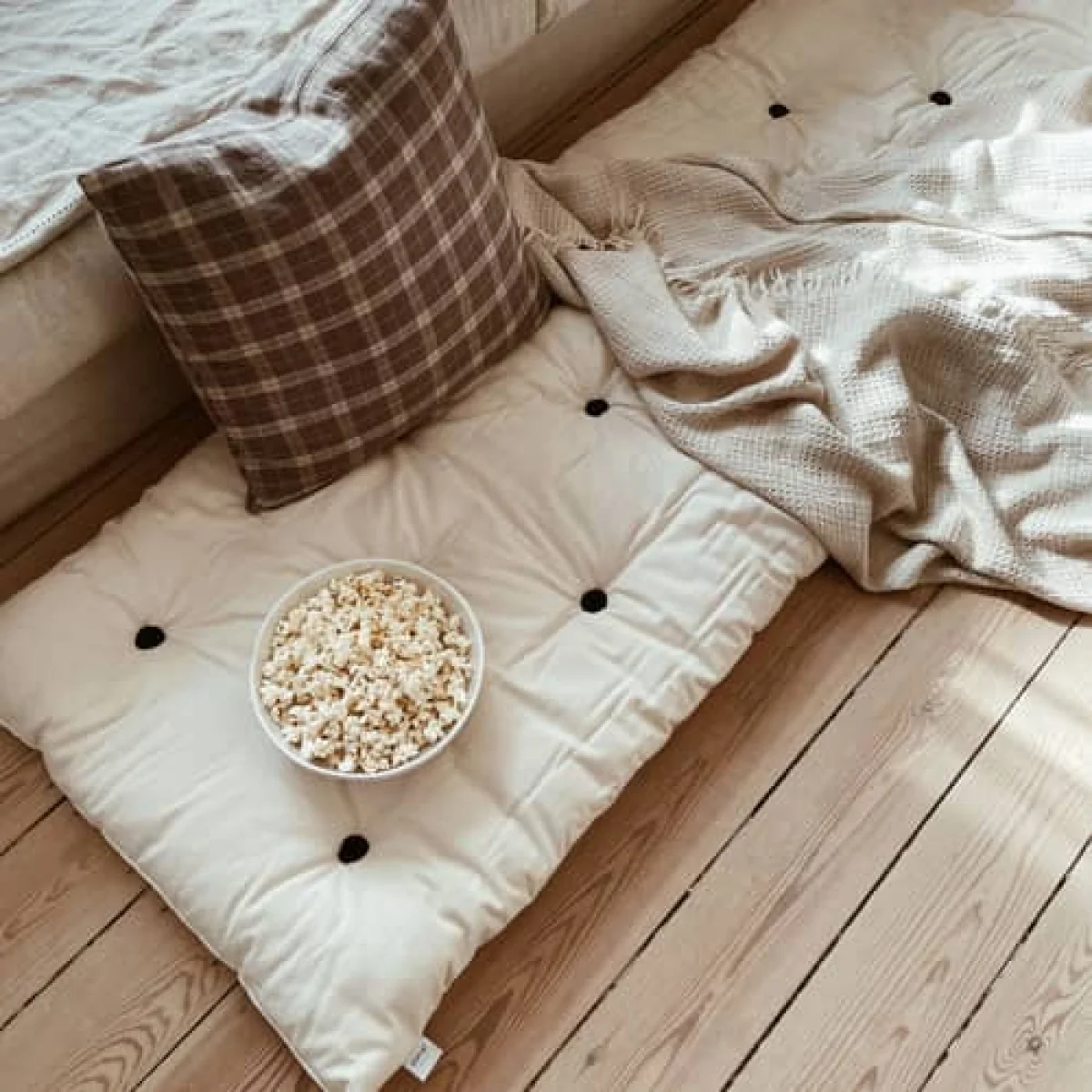 Bed in a Bag Futon mattress textile beige / Spare bed - 70 x 190 cm - KARUP DESIGN – image 5