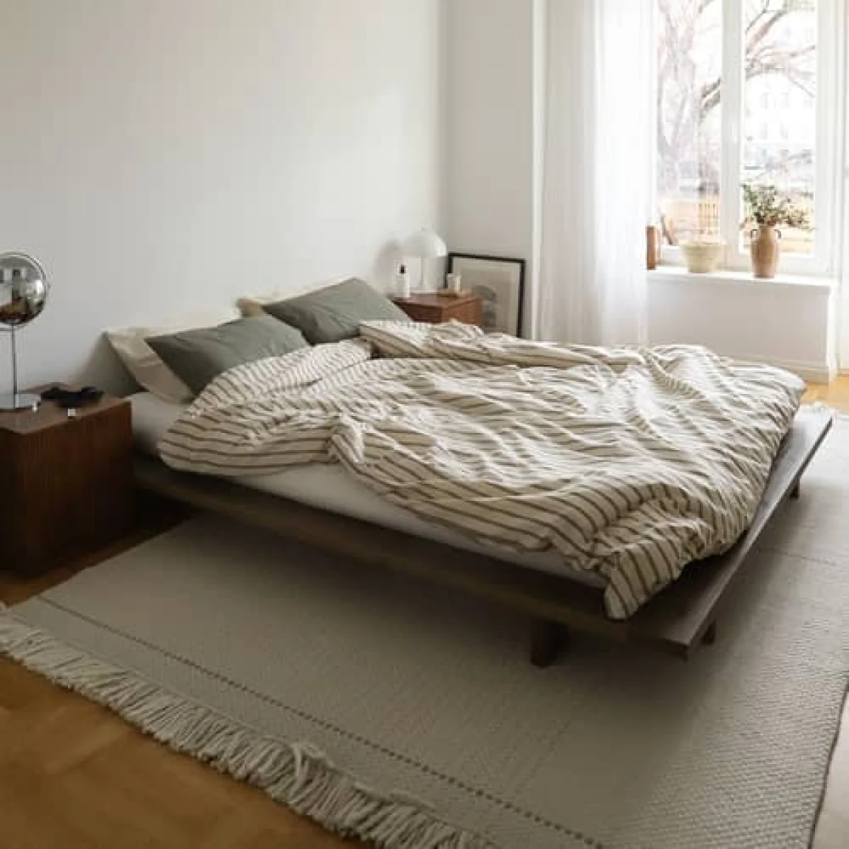 Triple Latex Futon mattress textile white / 180 x 200 x H 20 cm - Soft - Hand-made - KARUP DESIGN – image 3