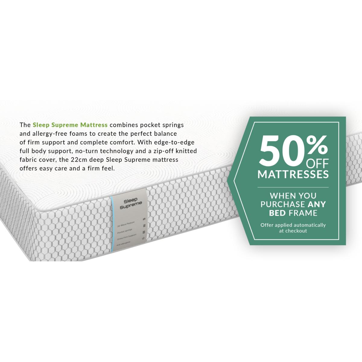 Sleep Supreme Super King Size Mattress – image 7
