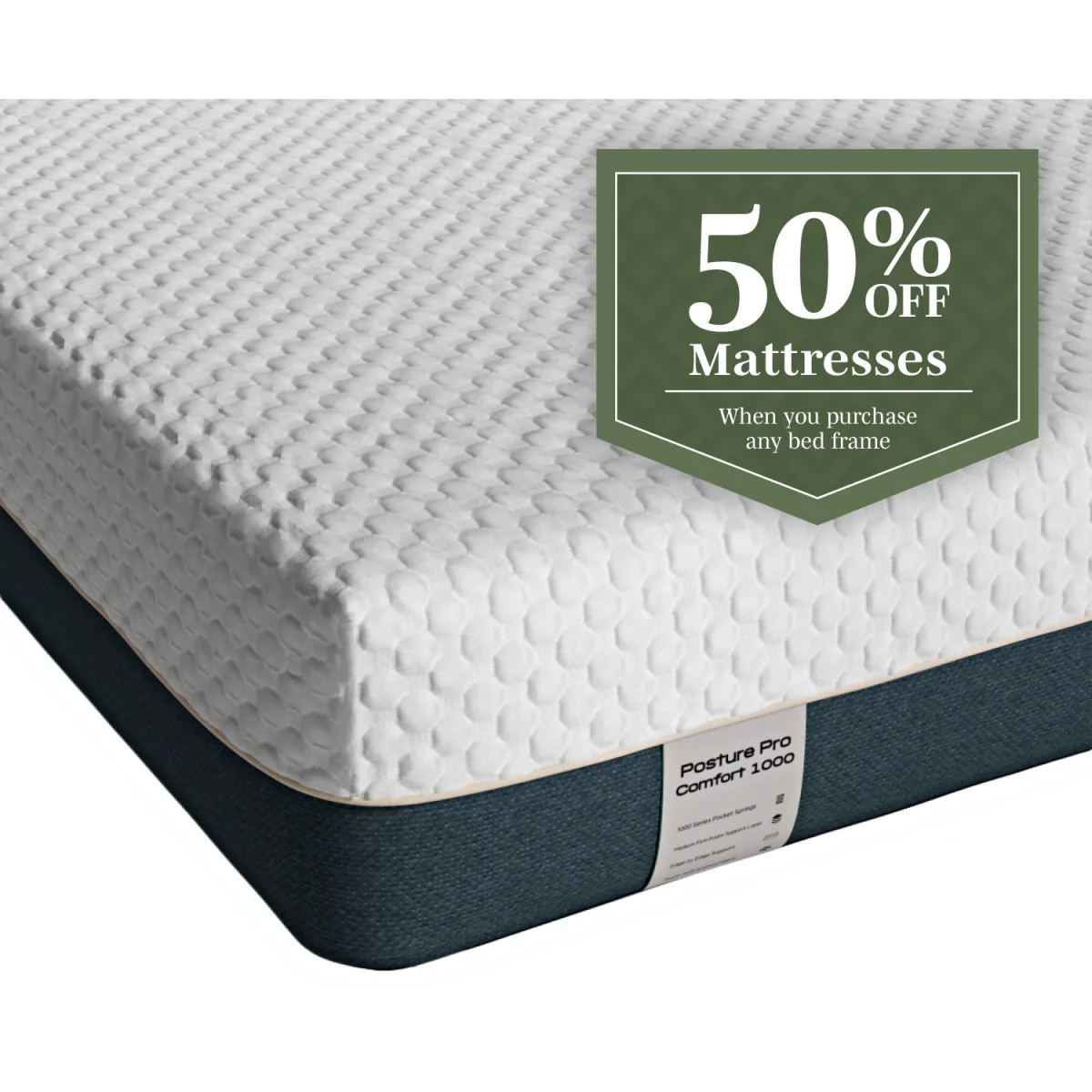 Posture Pro 1000 Series Comfort King Mattress – image 2