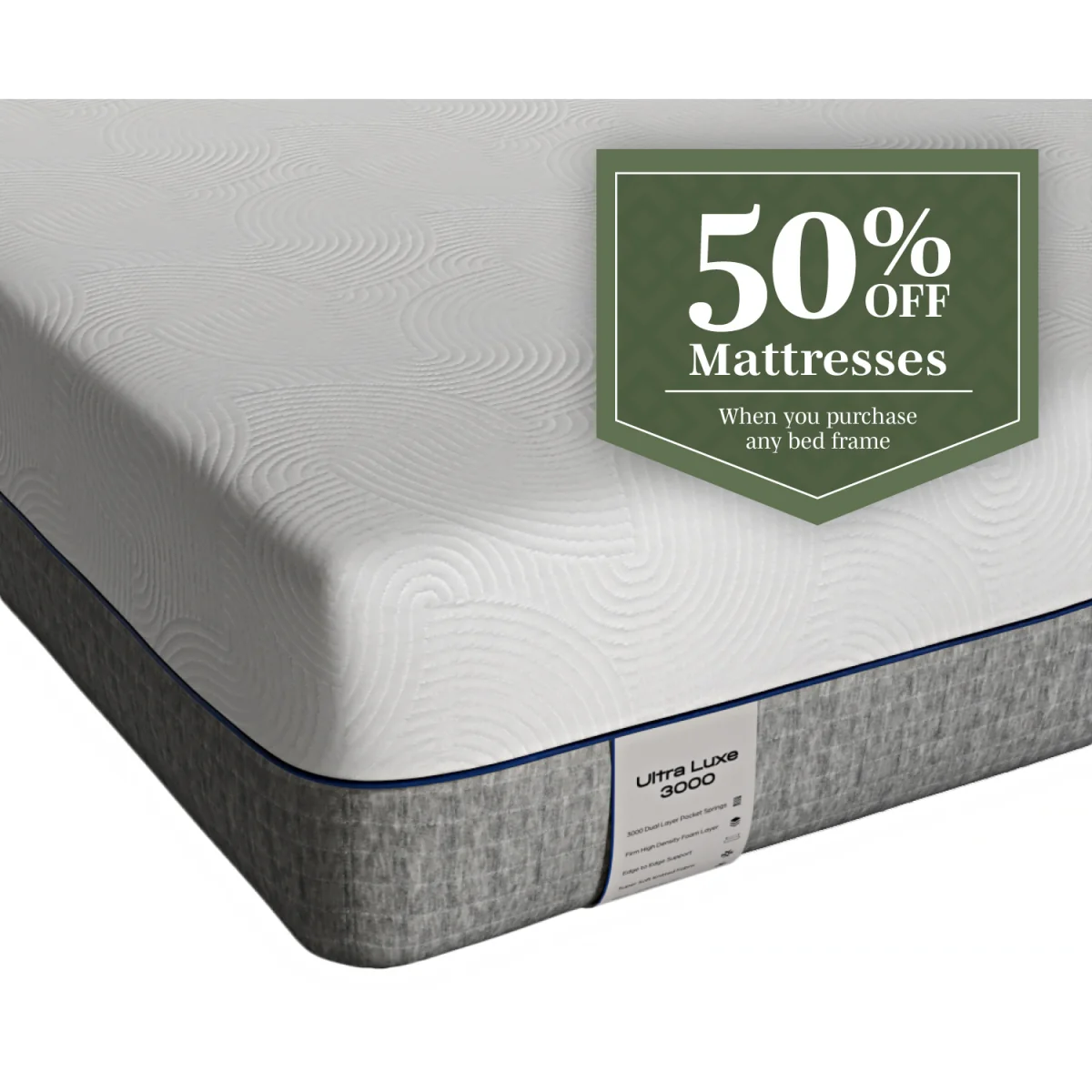 Ultra Luxe 3000 Series Double Mattress – image 2