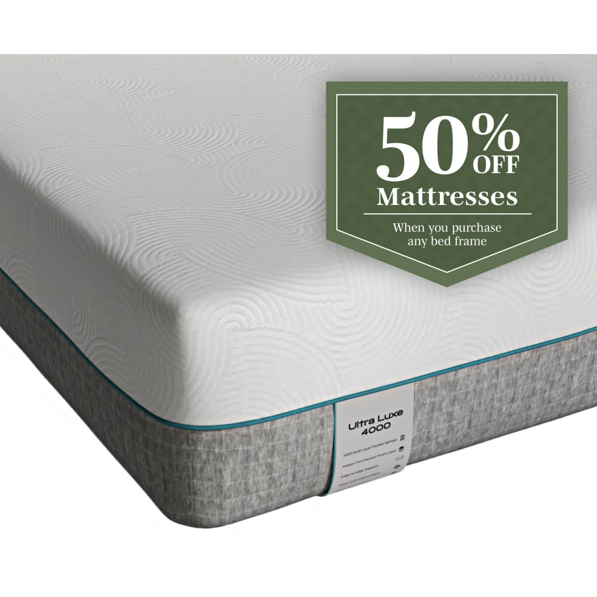 Ultra Luxe 4000 Series Double Mattress – image 2
