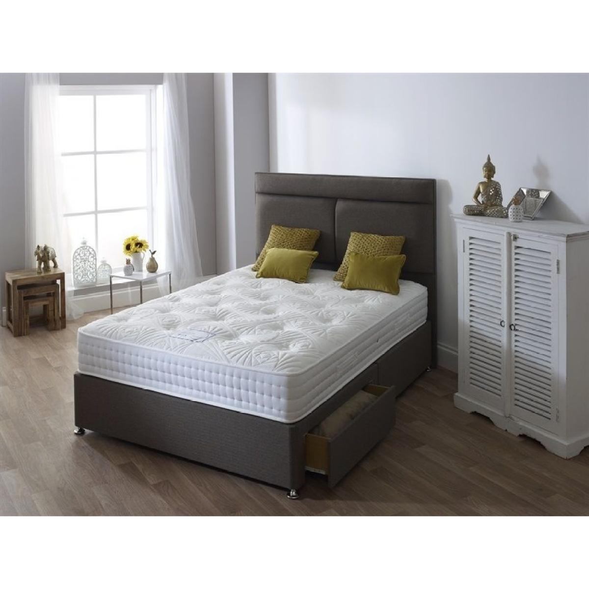 Highgrove Dalton Ergosense 1000 Mattress and Platform Top Divan Set - 90cm Single - End Lift Ottoman – image 2