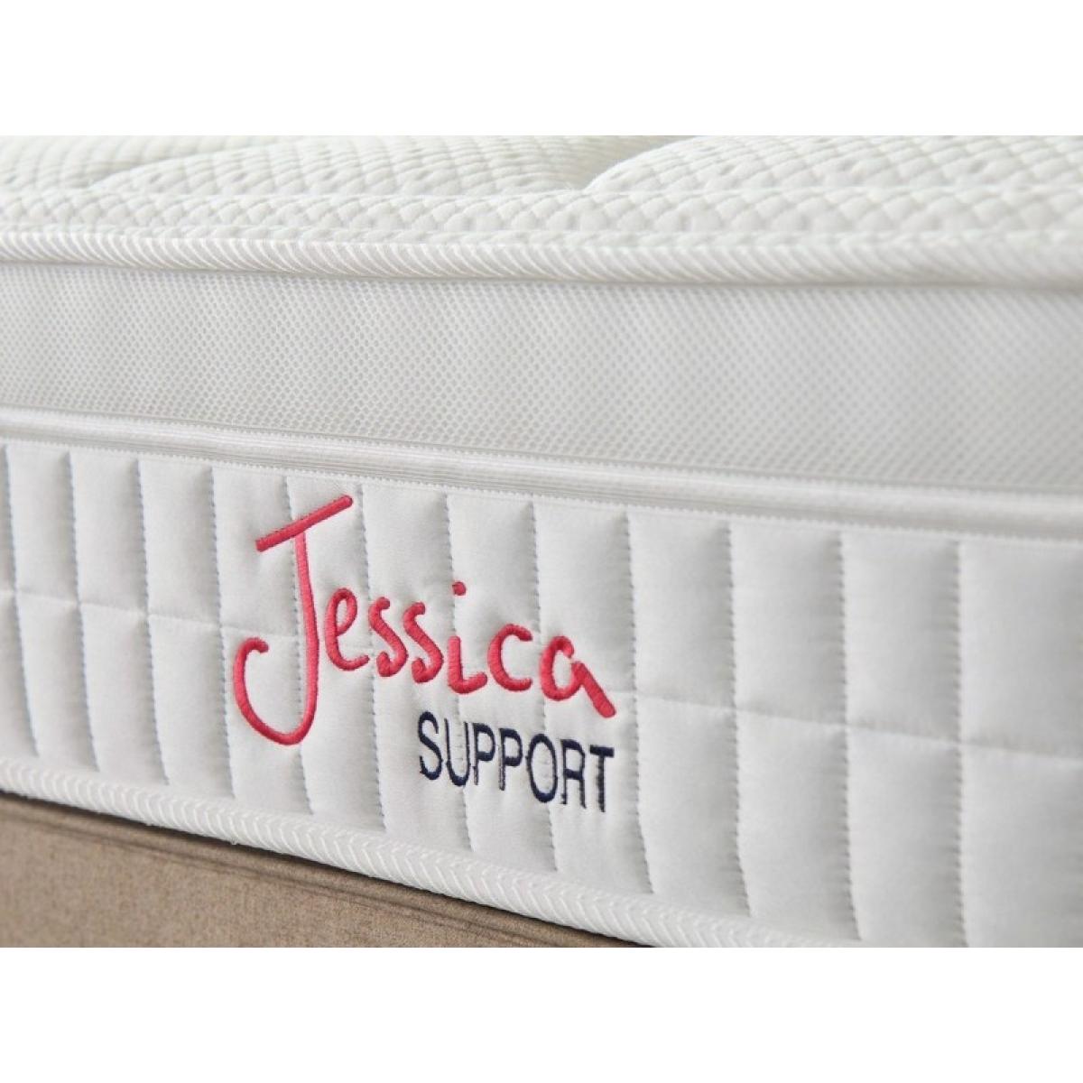 Sleepeezee Jessica Support Mattress and Divan Set - 150cm King - 22 Drawers In BeigeCreamBlackPu – image 8