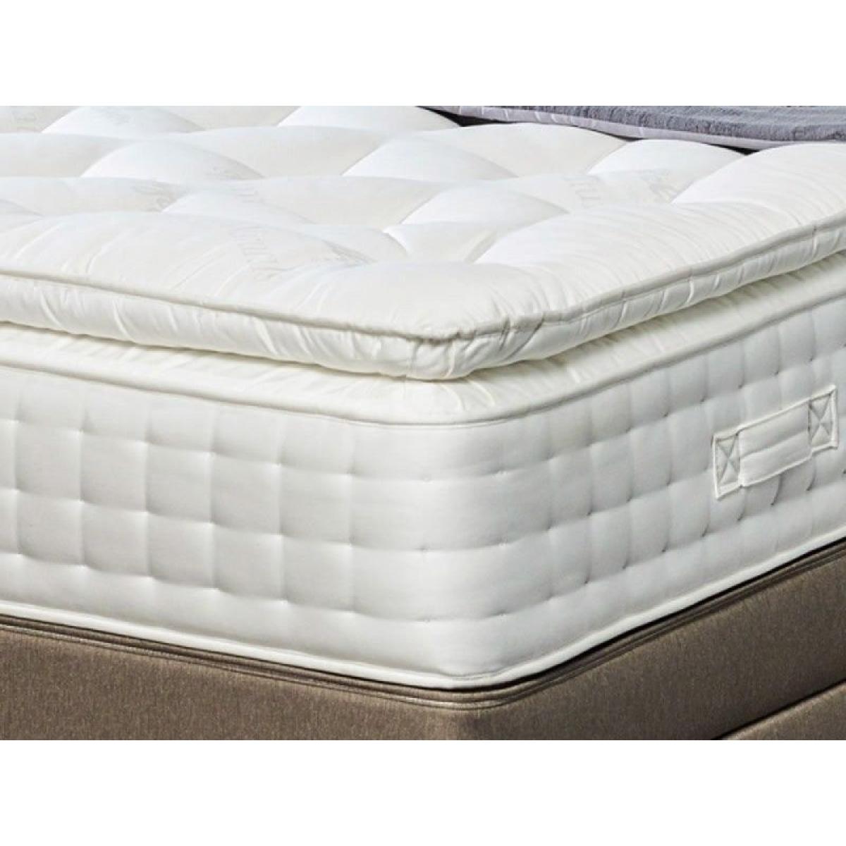 Relyon Dreamworld Ullswater Natural Silk 2900 Mattress and Divan Set - 150cm King - Padded Top - End Lift Ottoman - Fabric Grade B – image 10