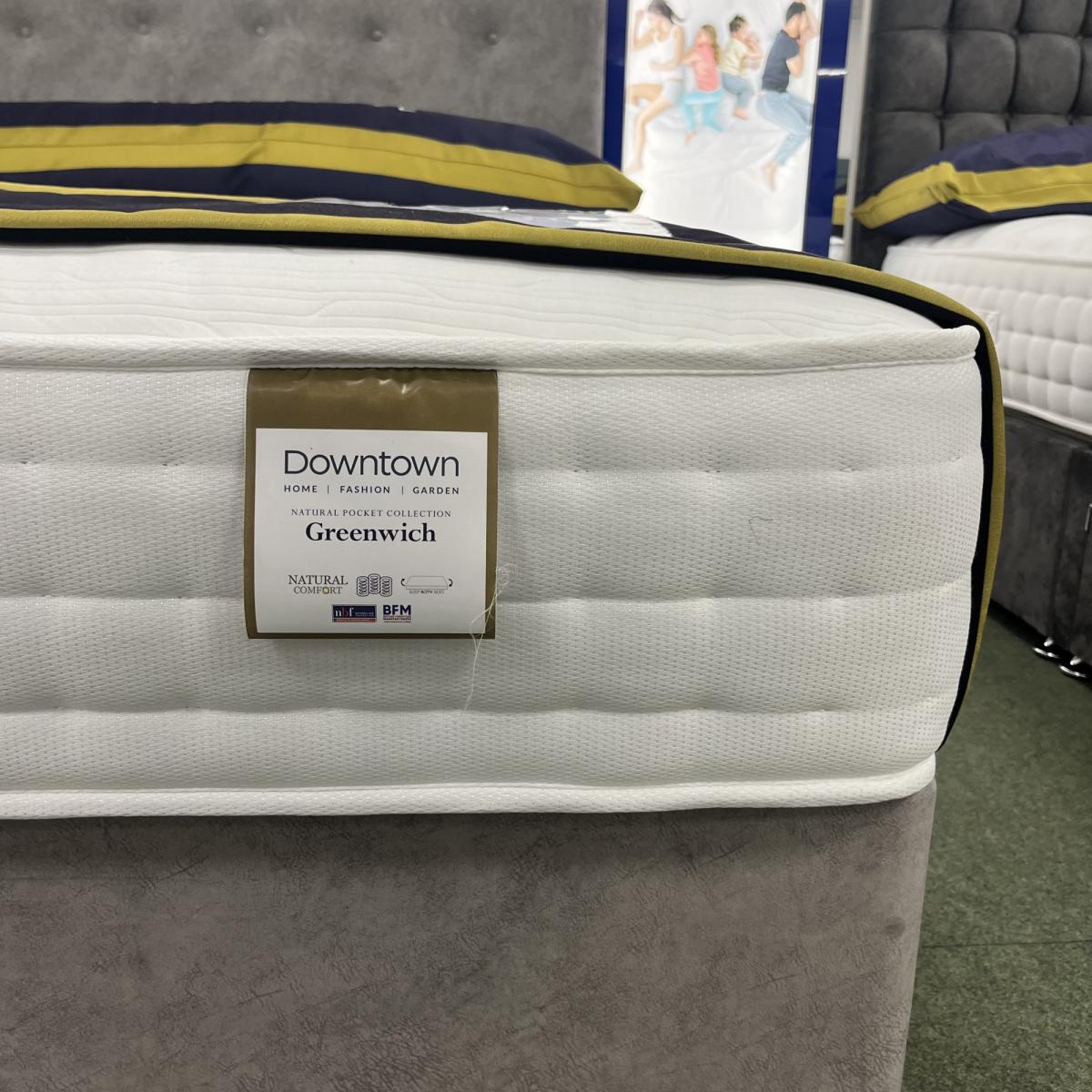 Highgrove Greenwich Mattress and Divan Set With Headboard - 75cm Small Single - Side Lift Ottoman - Strutted Virgo – image 3