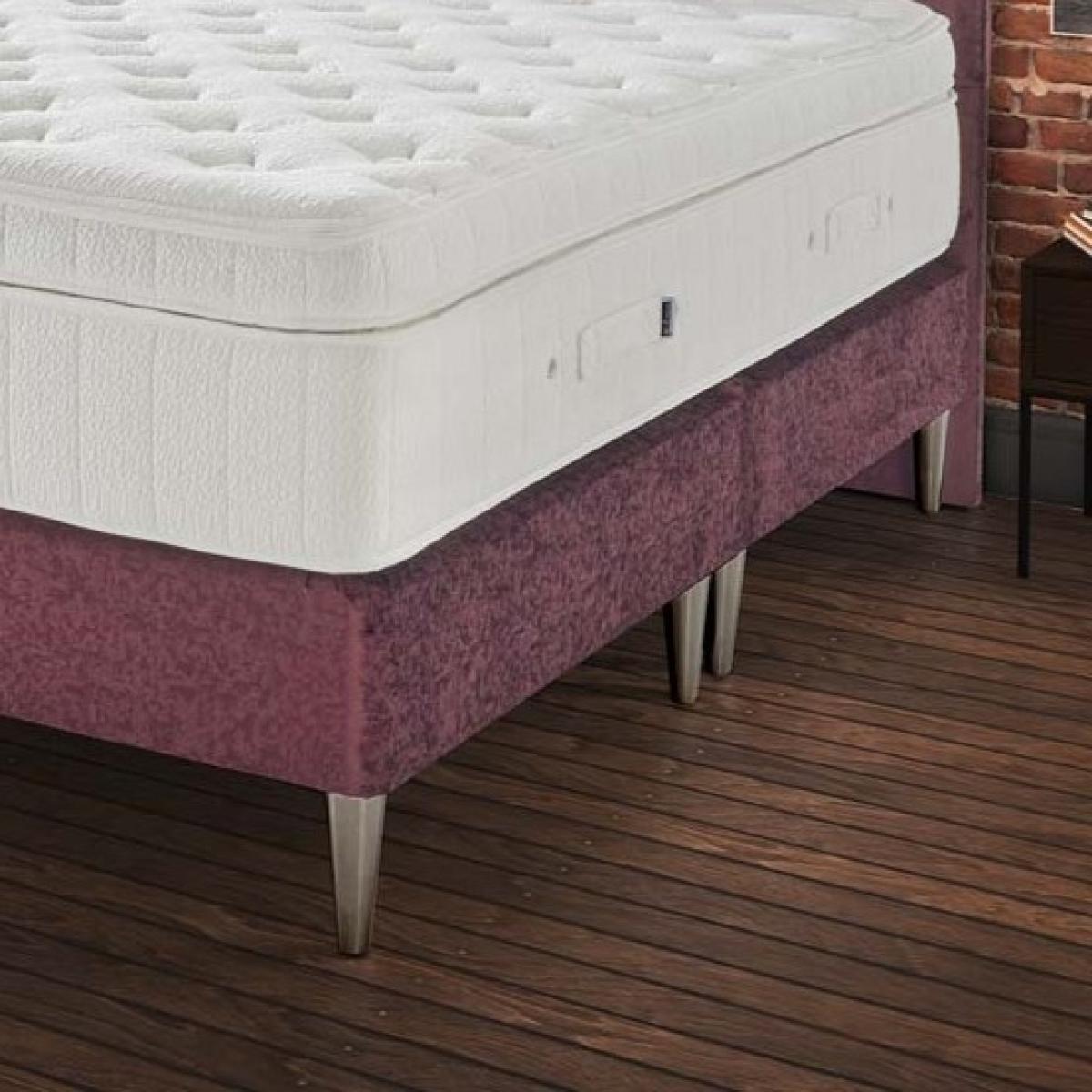 Kaymed Jakarta 2000 Mattress and Divan Set With Tapered Legs - 90cm Single - Dreamy Fabric – image 3