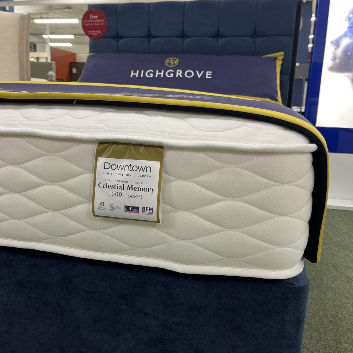 Highgrove Celestial Memory 1000 Mattress - 135cm Double In White – image 4