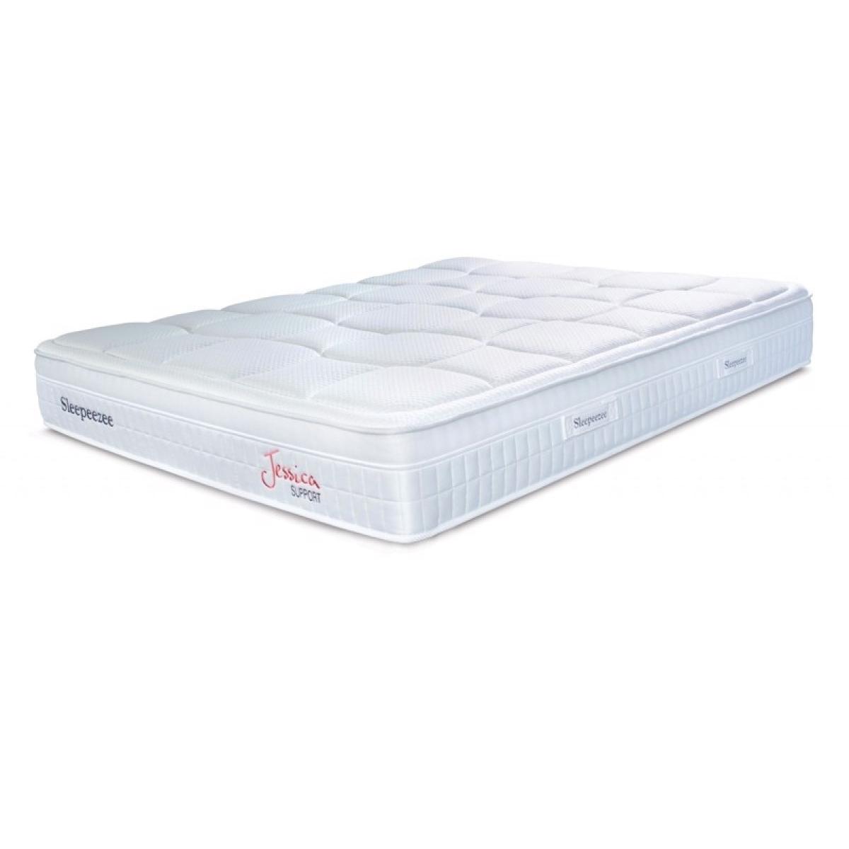Sleepeezee Jessica Support Mattress and Divan Set - 120cm Small Double - 22 Drawers In BeigeCreamBlackPu – image 9