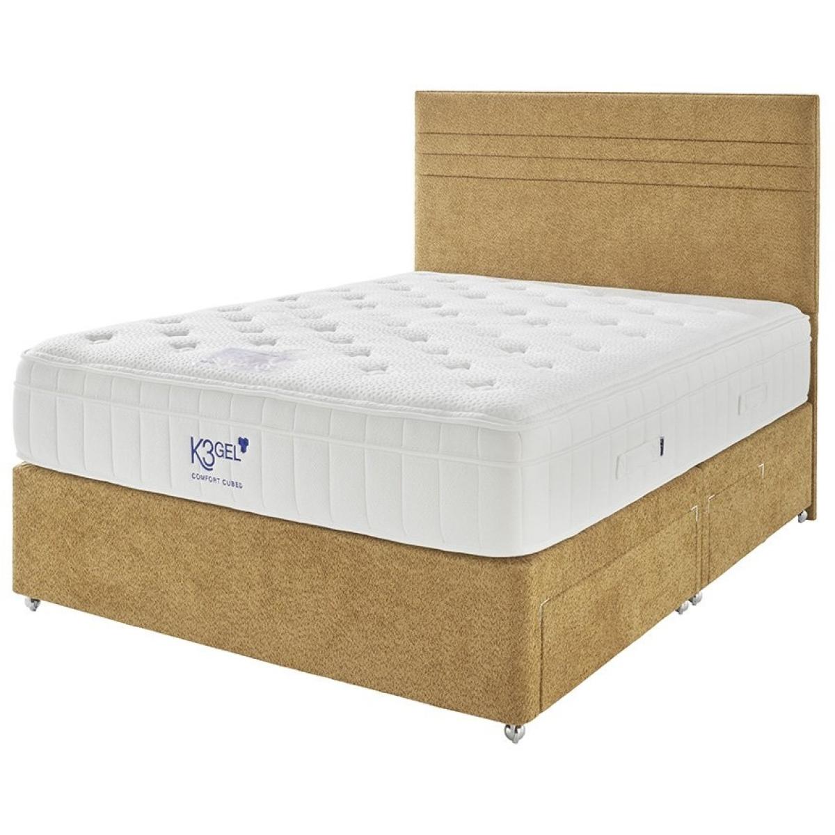 Kaymed Ultimate 2200 Mattress and Divan Set - 90cm Single - No Storage - Standard Fabric – image 3