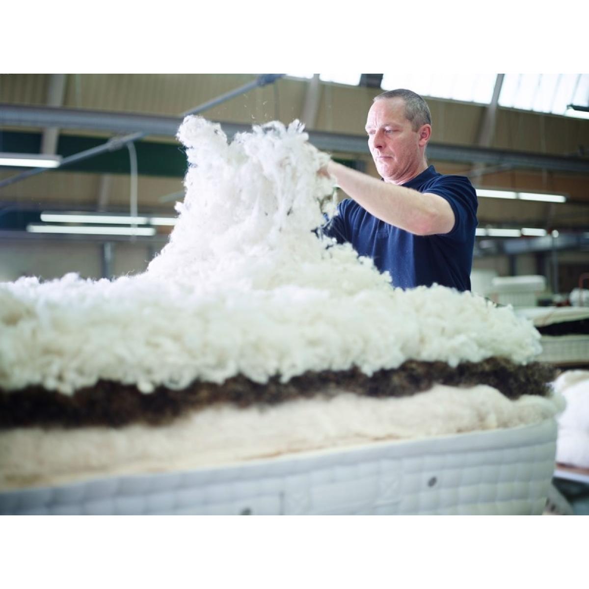 Vispring Shetland Mattress and Wool Prestige Divan Set - 180cm Super King - 2 Drawers – image 7