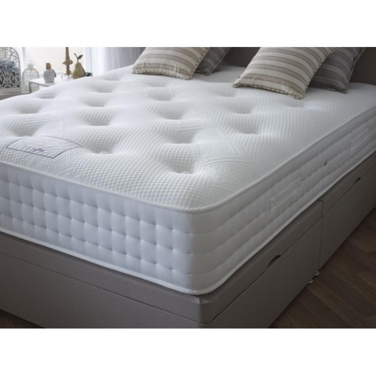 Highgrove Mayfair 1000 Mattress and Platform Top Divan Set - 120cm Small Double - Jumbo End Drawer – image 9