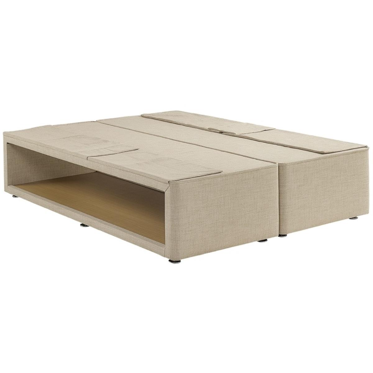 Relyon Dreamworld Coniston Natural Wool 2200 Mattress and Divan Set - 120cm Small Double - Platform Top - No Drawers - Fabric Grade B – image 14