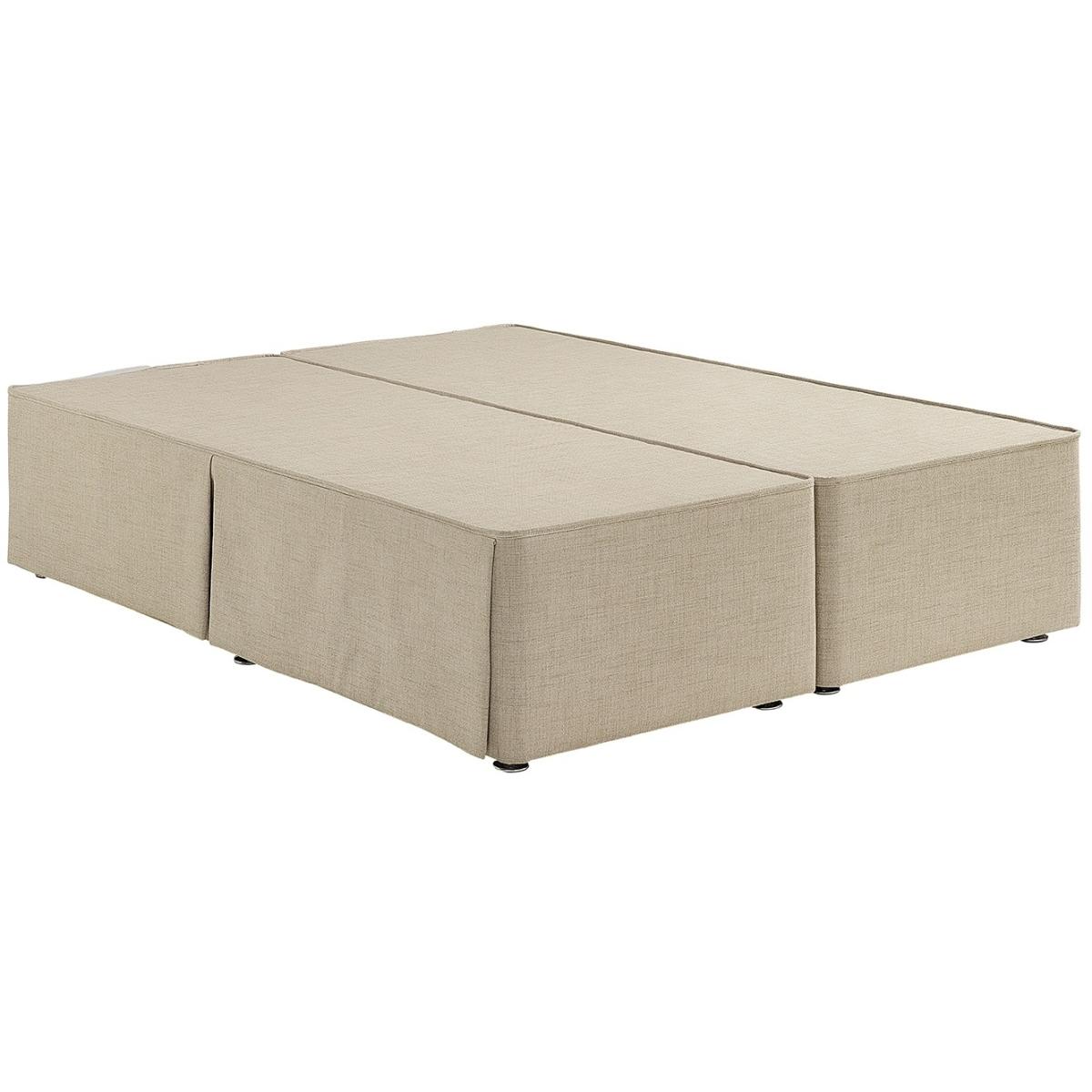 Relyon Dreamworld Coniston Natural Wool 2200 Mattress and Divan Set - 120cm Small Double - Platform Top - No Drawers - Fabric Grade B – image 8