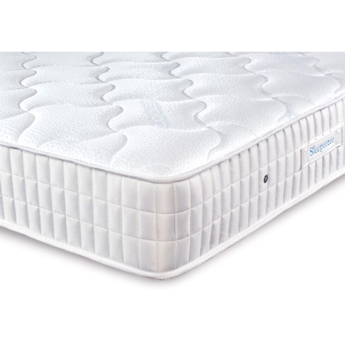 Sleepeezee Crystal Firm Mattress and Divan Set - 120cm Small Double - No Storage In BeigeCreamBlackPu – image 9
