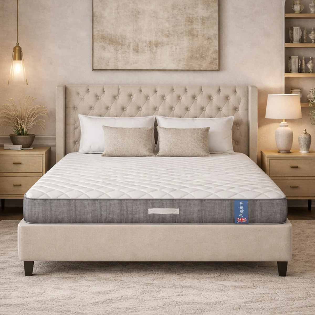 OrthoFlex Pocket Hybrid Memory Foam Mattress Medium Comfort 23cm - White / Small Double – image 2