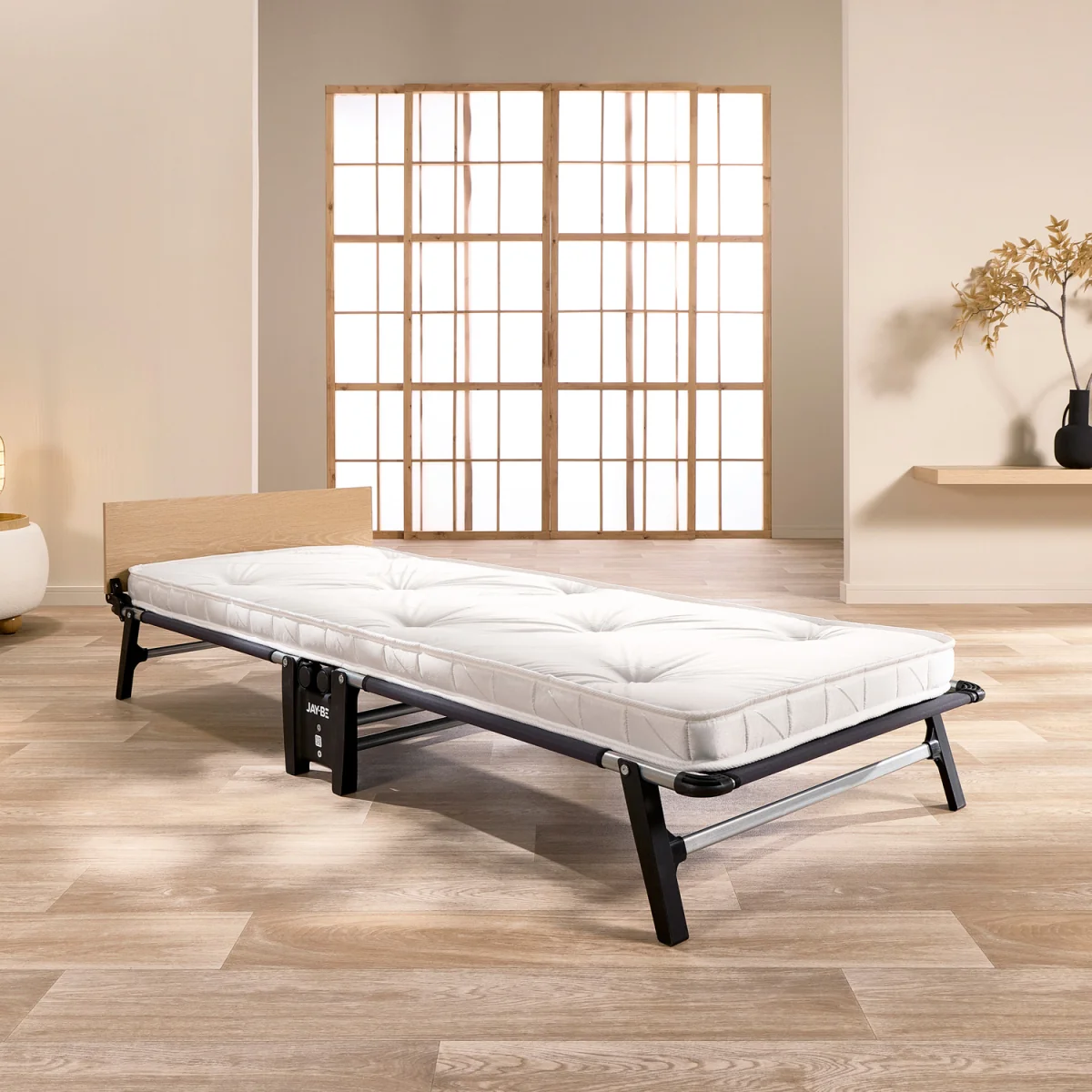 Jay-Be QP80 Quick Folding Bed with Pocket Sprung Mattress, Single - Black – image 4