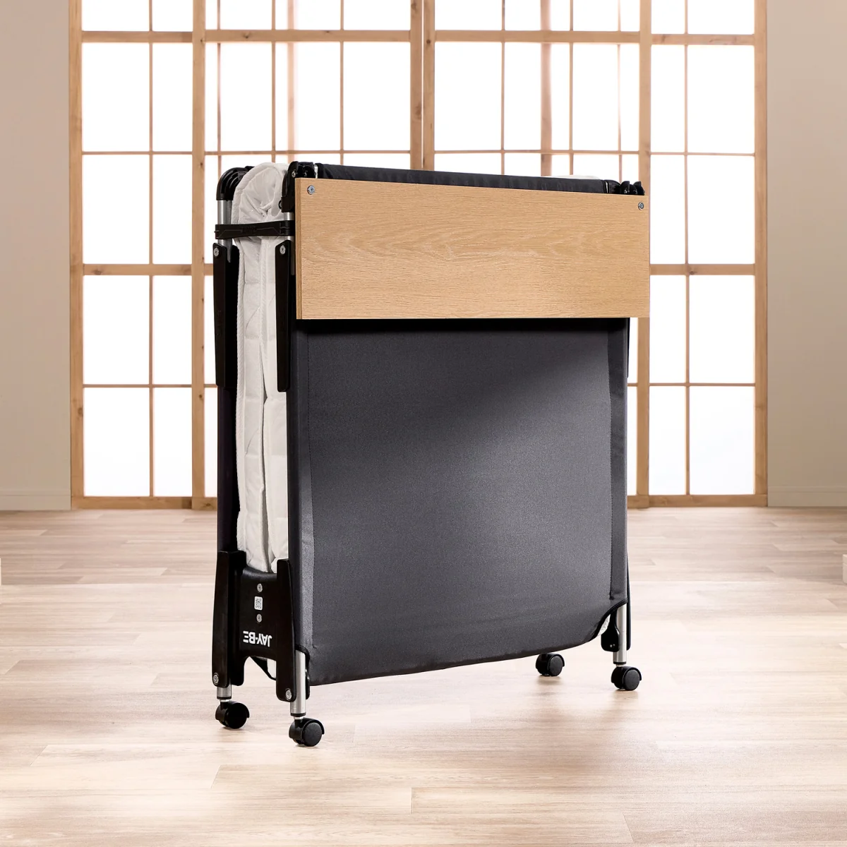 Jay-Be QP80 Quick Folding Bed with Pocket Sprung Mattress, Single - Black – image 5